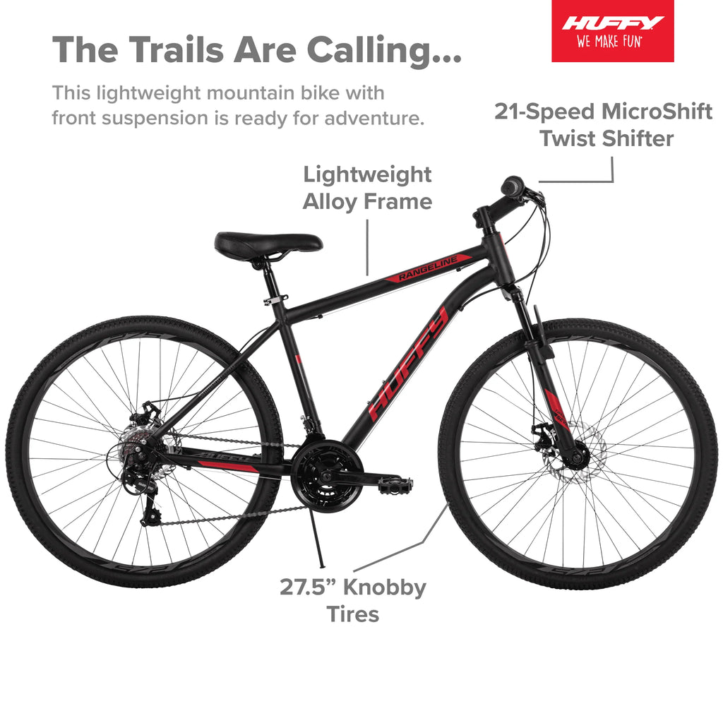 Black and Red Mountain Bikes O3662
