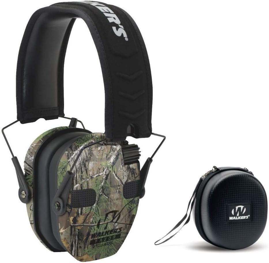 Electronic Shooting Hearing Protection Muff with Case D750458