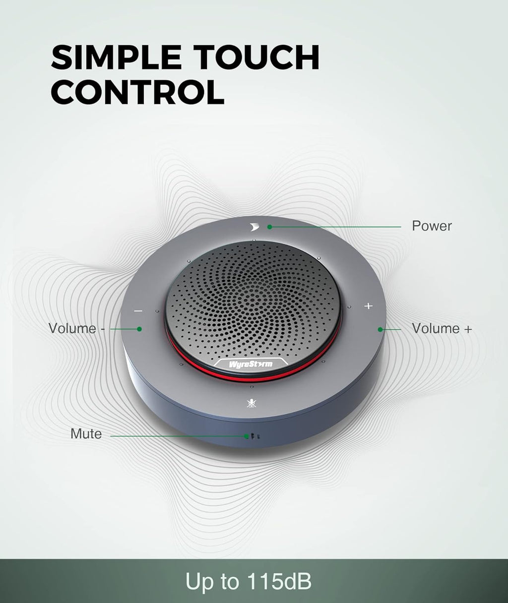 USB Speakerphone Conference Microphone with 4X Noise-canceling Mic H21513