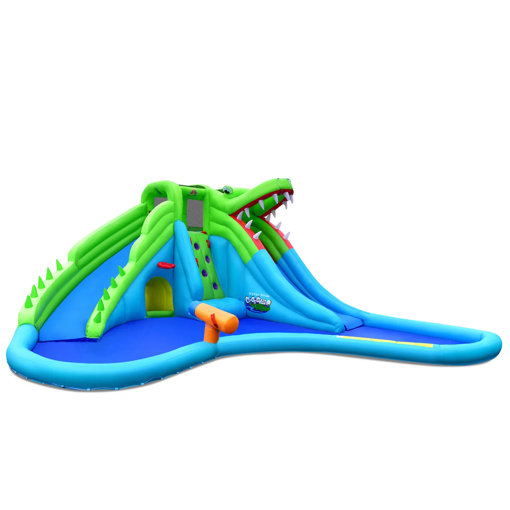 Inflatable Crocodile Water Slide Park with Pool Z168