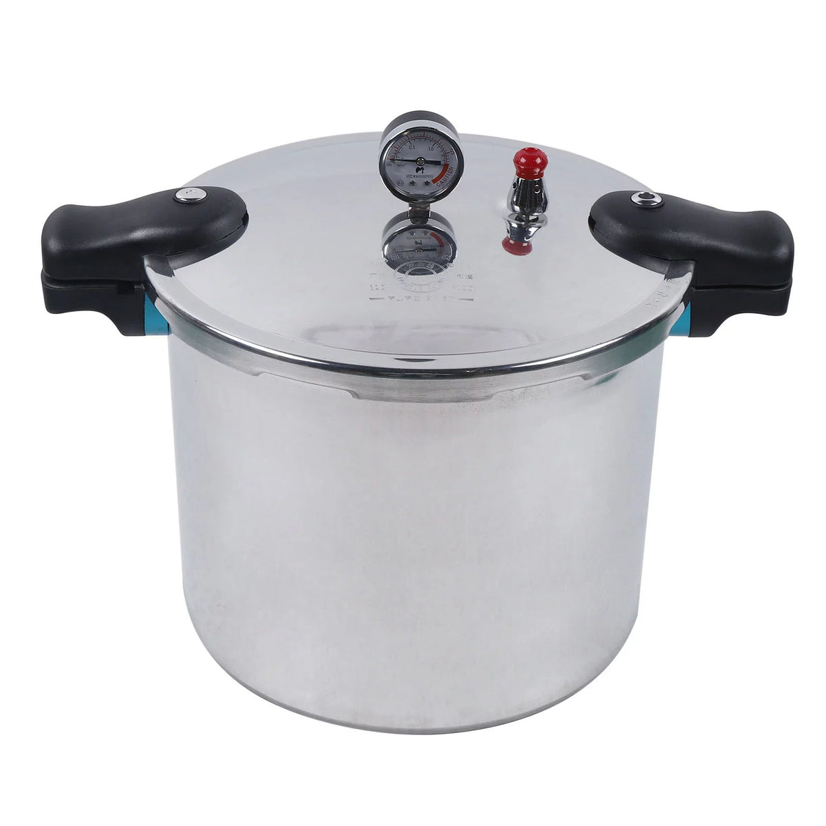 23 Quart Aluminium Pressure Canner Cooker with Gauge Release Valve X386