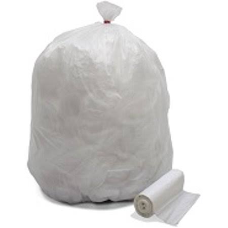 40-45 Gallon High Density HDPE Trash Bags, 17 Micron, Case of 250 D58574