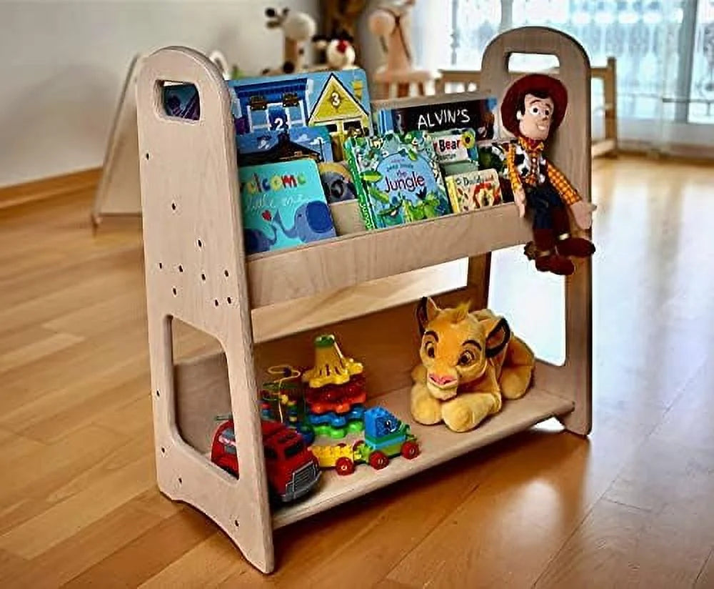 Wooden Bookshelf with Shelves G5890