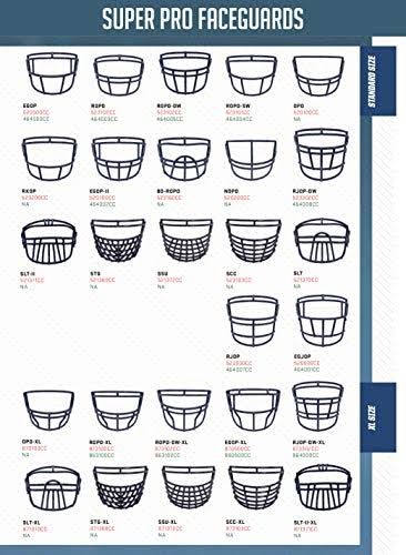 Carbon Steel Football Facemask U6504
