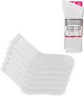 Diabetic Crew Socks 4-Pack 12 Pairs Size 7-12 Wide Top W3143