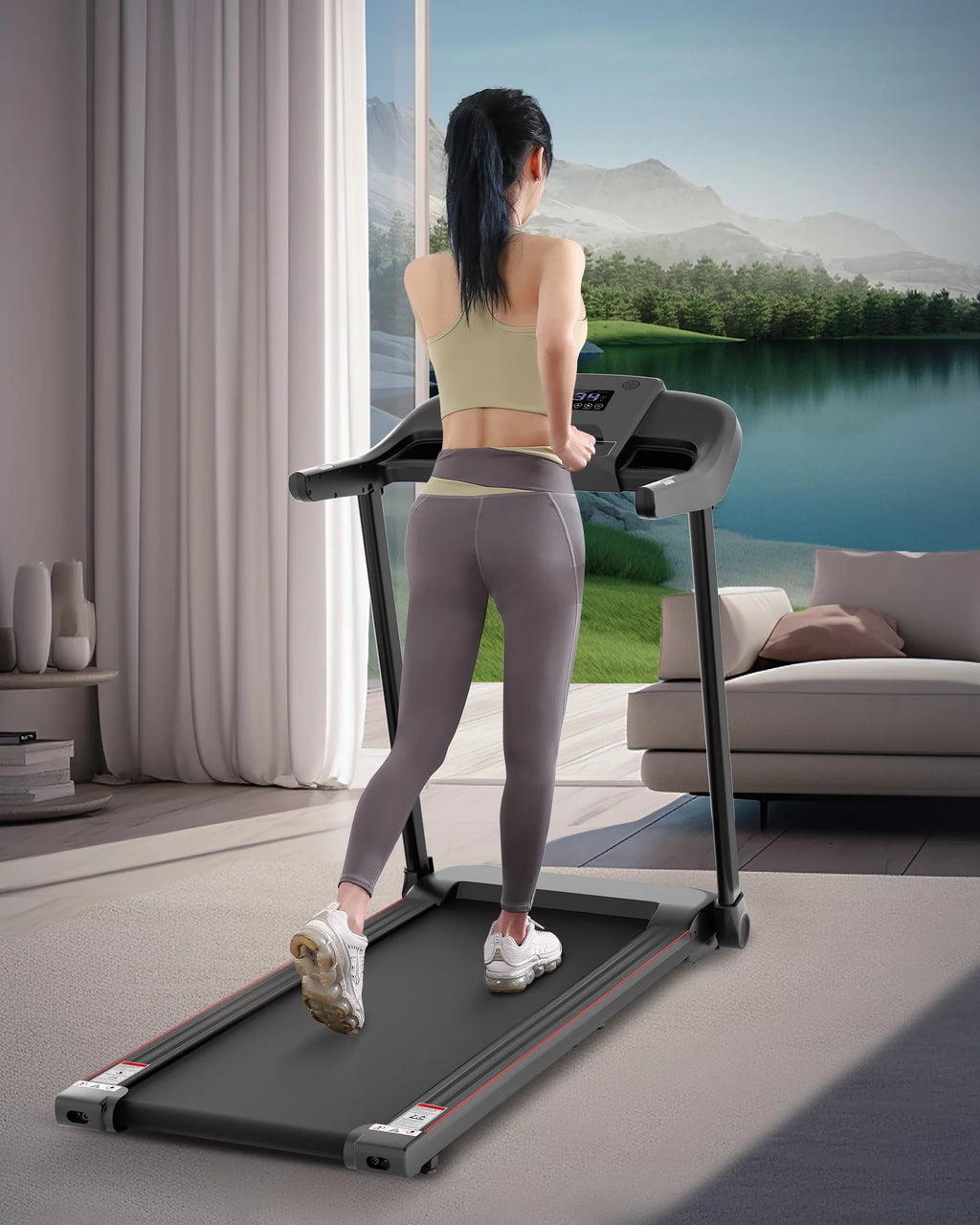 Folding Electric Treadmill with Bluetooth G76549