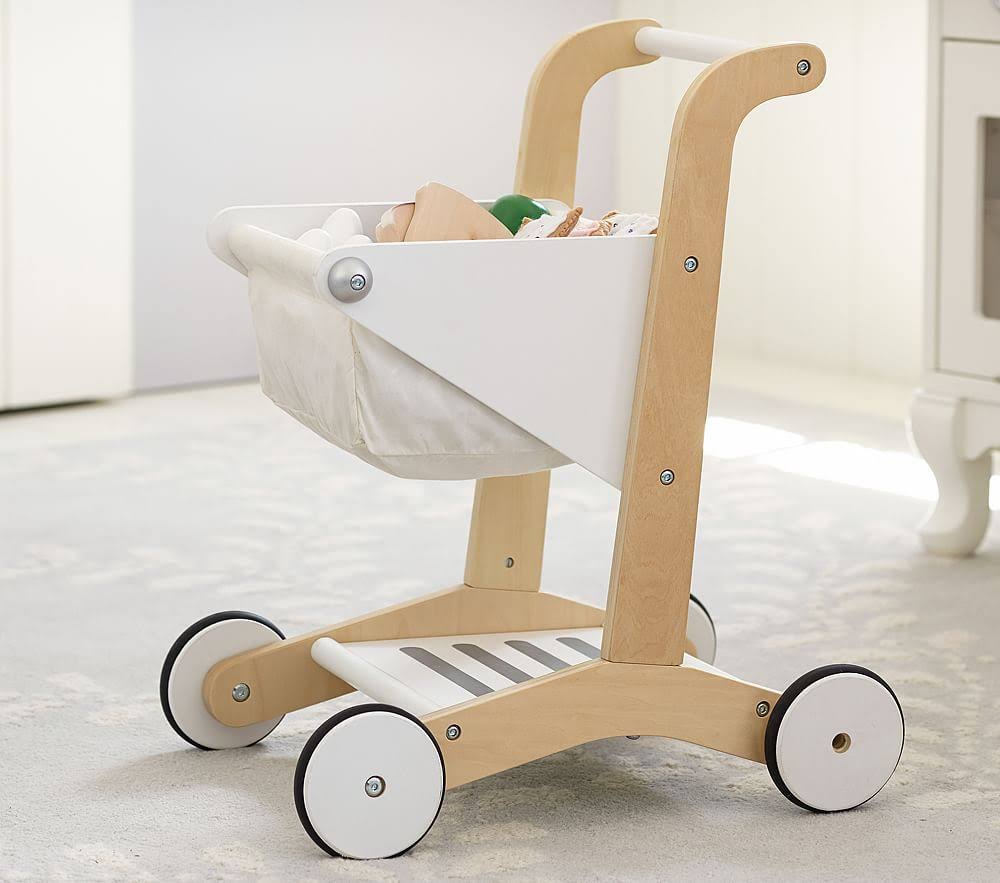 Wooden Shopping Cart Kids Toys G348190