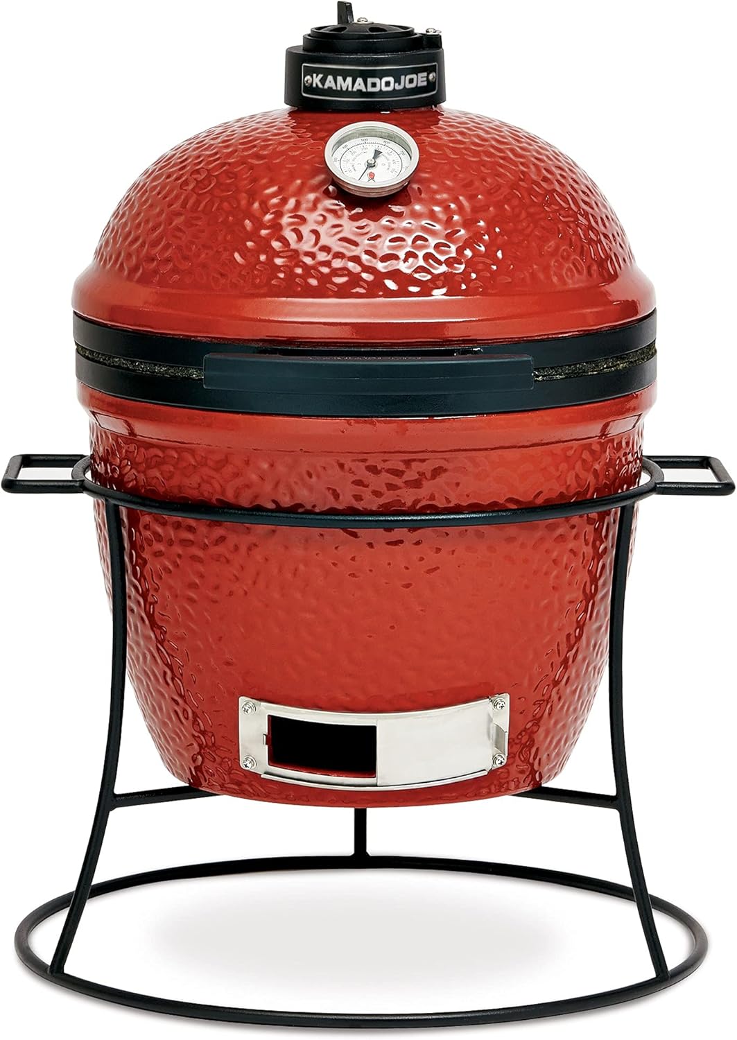 18-inch Charcoal Grill with Cart and Side Shelves, Blaze Red Pack of 2 A3756