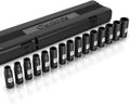 1/2 Drive Cr-Mo Deep Impact Socket Set 15pc Metric T9387