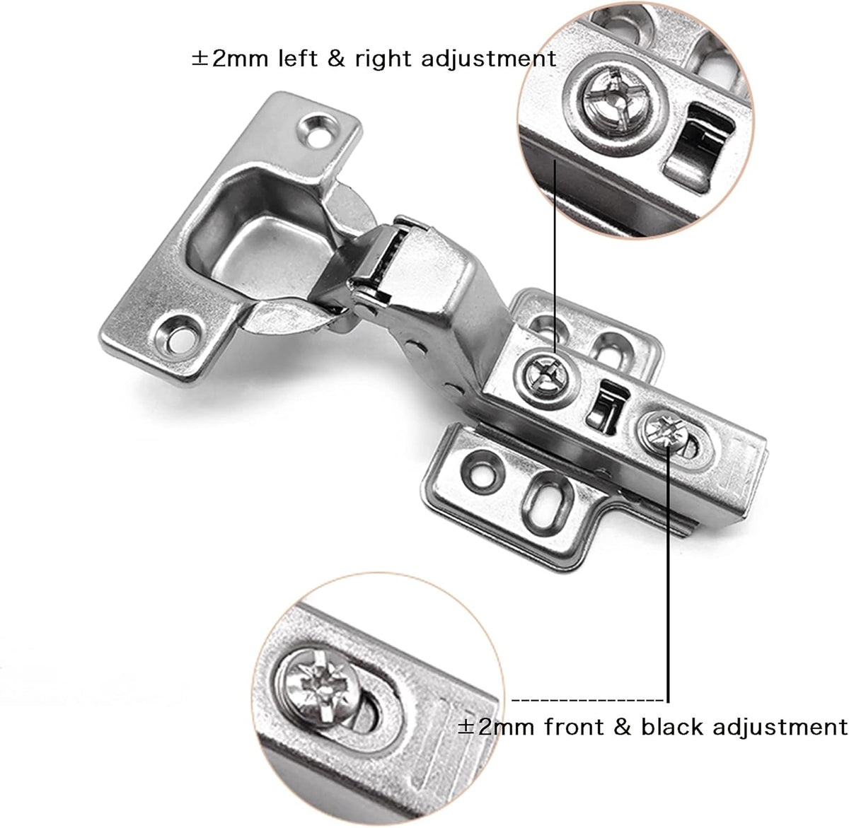 110 Degree Soft Close Cabinet Hinges 20 Pieces T992