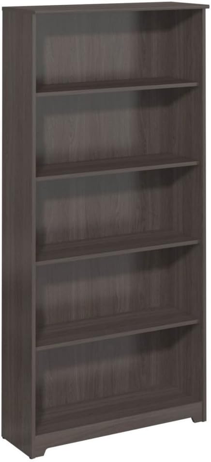 White 5 Shelf Bookcase A305