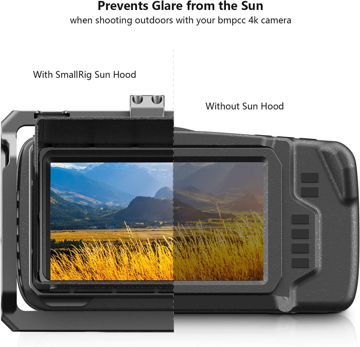 Camera Sun Hood Sun Shade LCD Screen Sunhood S554487