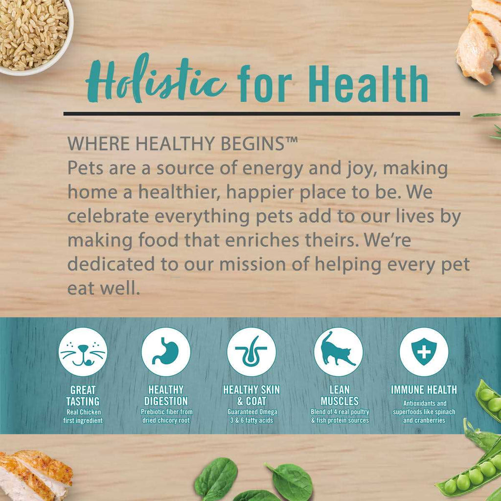 Chicken Brown Rice Recipe Dry Cat Food V99097