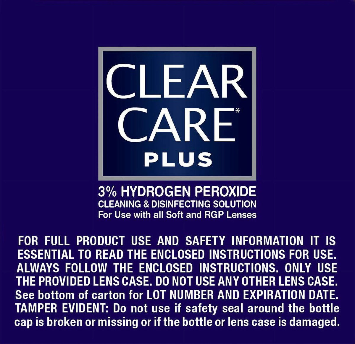 12 oz Contact Lens Cleaning and Disinfecting Solution P656248