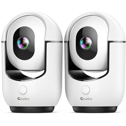 2K Pan/Tilt WiFi Indoor Security Camera 2 Pack R273