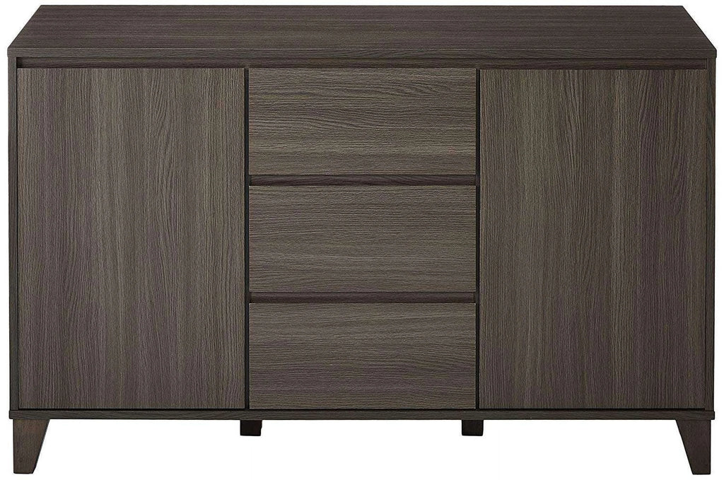 Wood Buffet Server Cabinet with 2 Doors & 3 Drawers Y824371