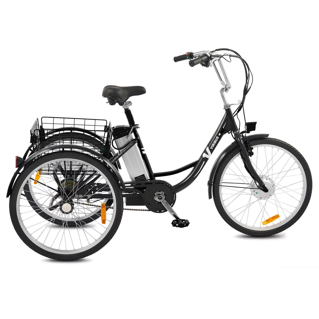 Electric Tricycle 3 Wheel 250W Black G1243