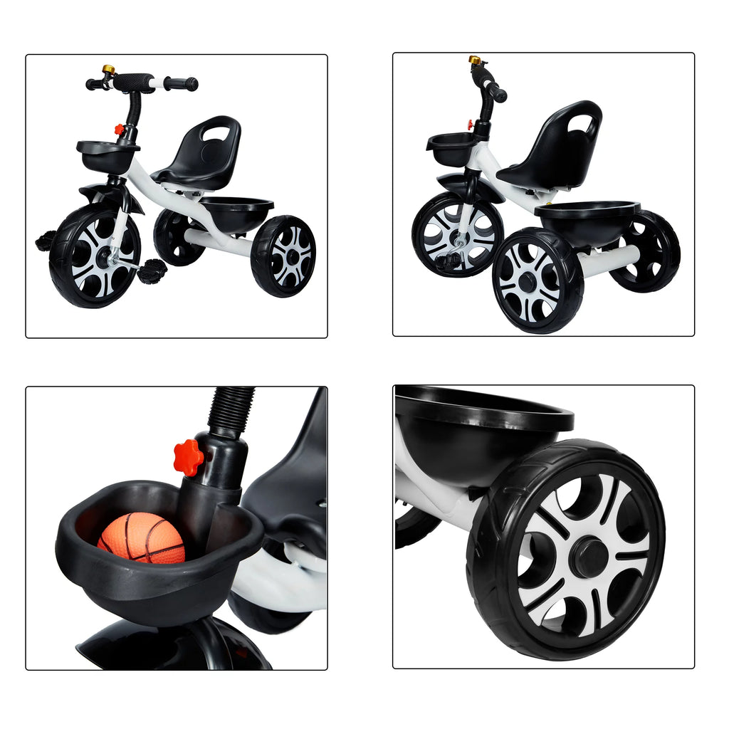 Kids Balance Bike with Storage Basket and Bell W46167