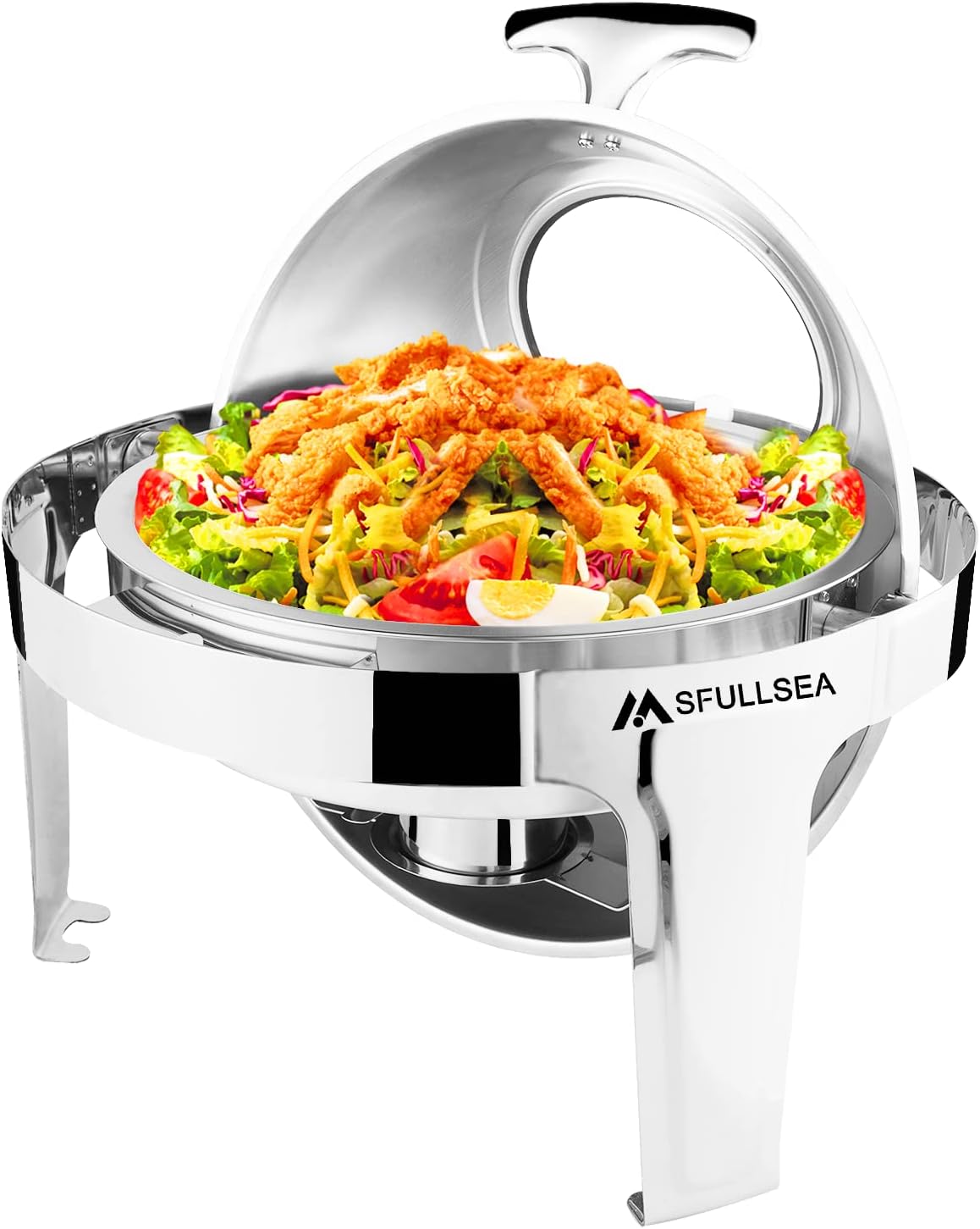 6L Stainless Steel Roll Top Chafing Dish H765