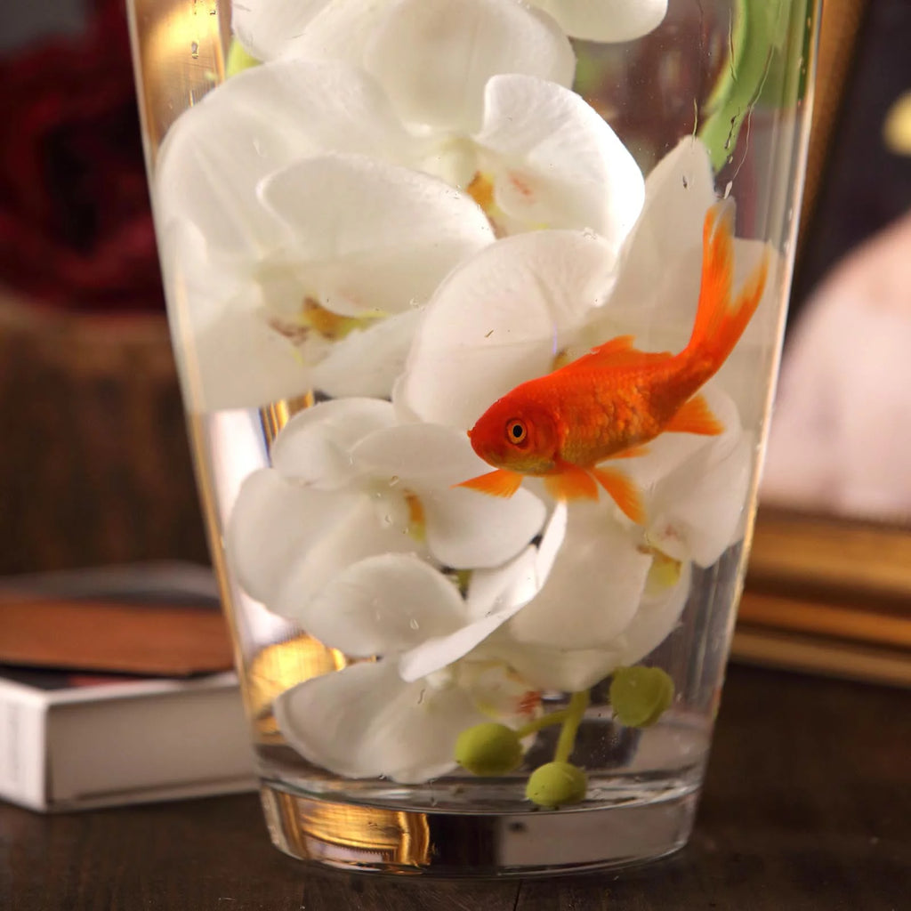 31" Tall Tapered Cylinder Glass Vase Clear K116203