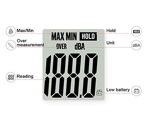 Digital Sound Level Meter 30-130dB F347
