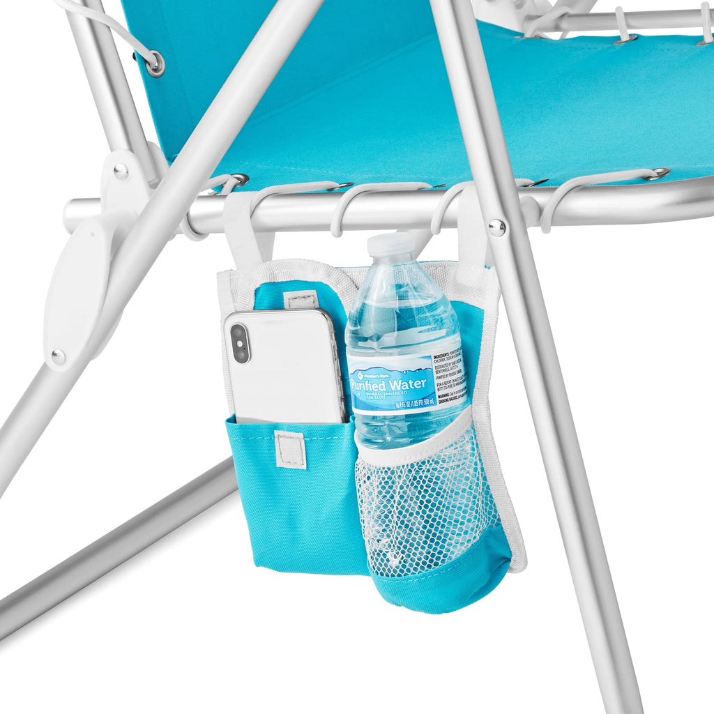 Teal Bungee Beach Chair 2-Pack V3177