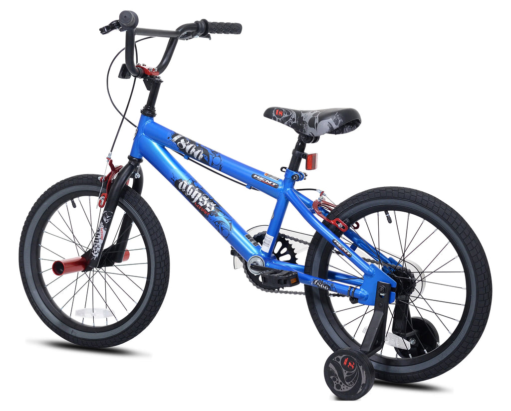 18-inch Blue Freestyle BMX Bicycle P51420