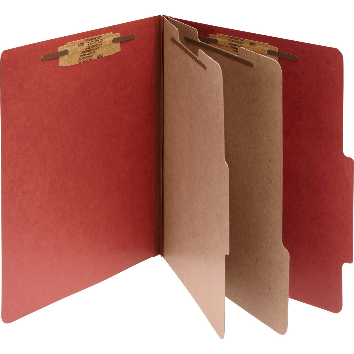 Letter 6-Section Pressboard Classification Folders B141