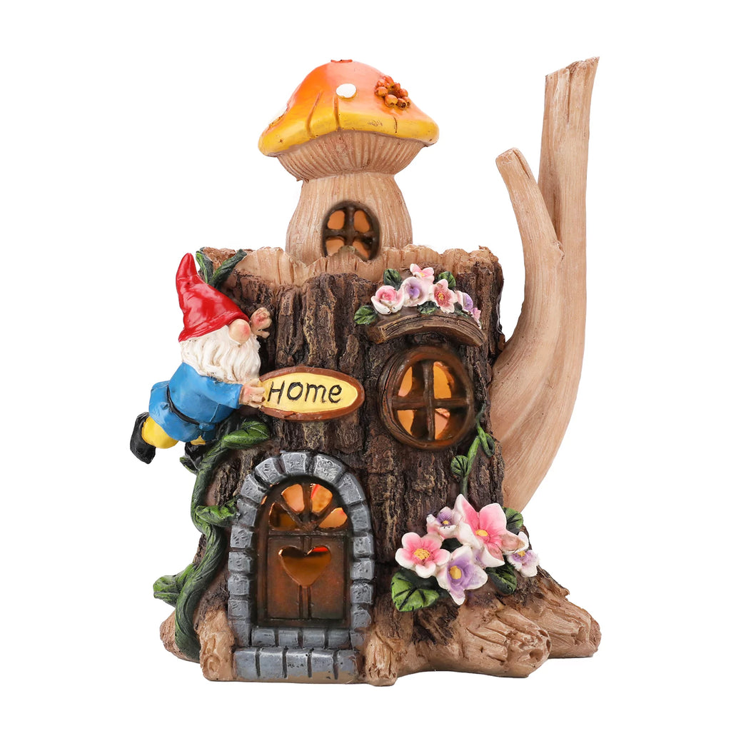 Garden Gnome Statue with LED Light I1492