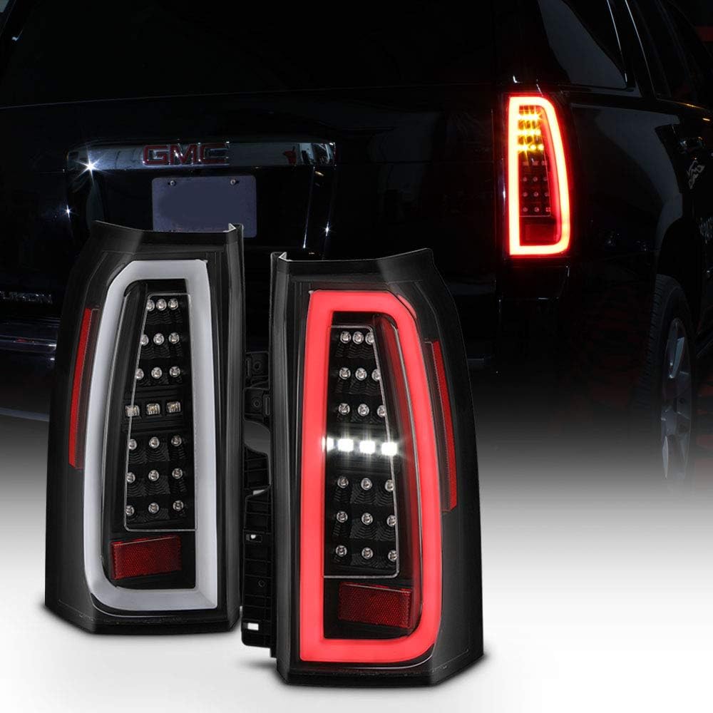 Black Full LED Tail Lights Pair Set X78026