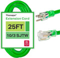 50 Foot 10 Gauge Neon Green Outdoor Extension Cord B4759