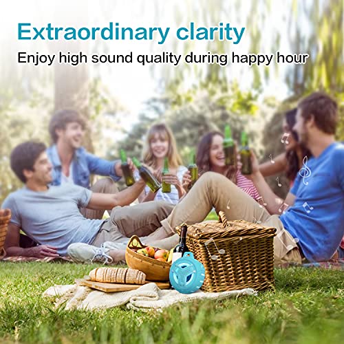 IP67 Waterproof Bluetooth Shower Speaker with LED Light O7151
