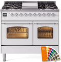 40 Dual Fuel Propane Gas Range with Chrome Trim Y23530
