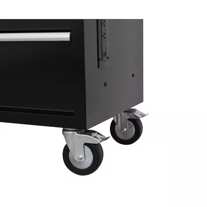 Black Mobile Workbench Cabinet K3037