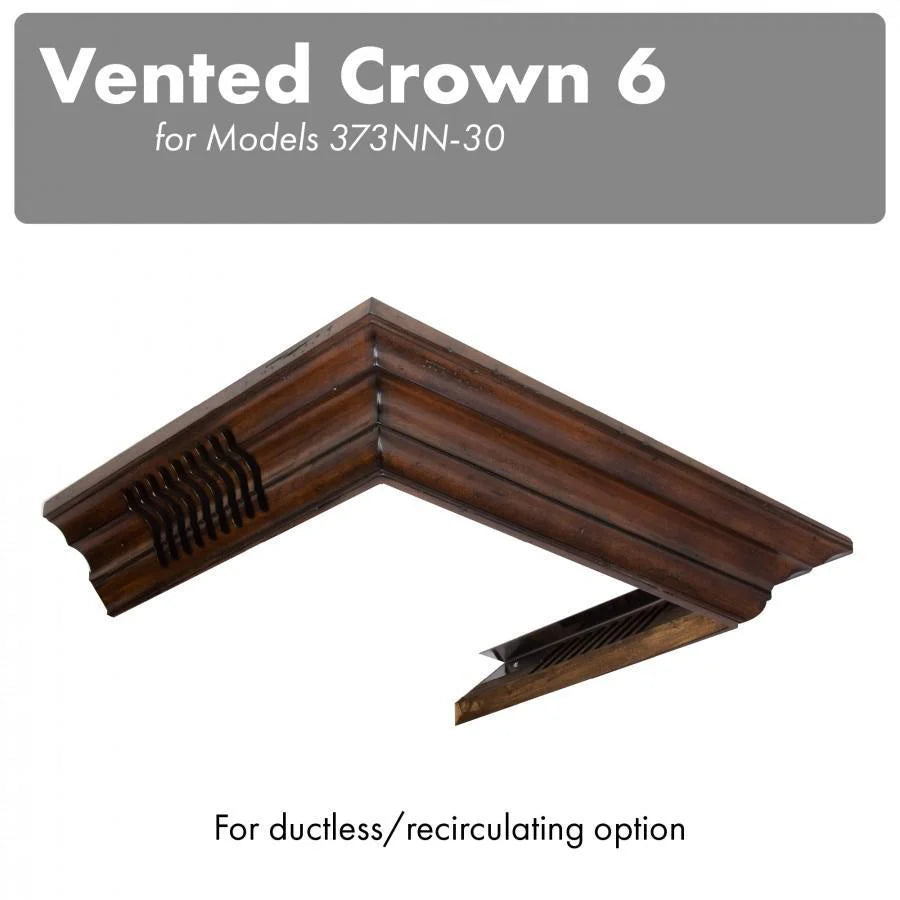 Vented Crown Molding for Wall Mount Range Hood O678468
