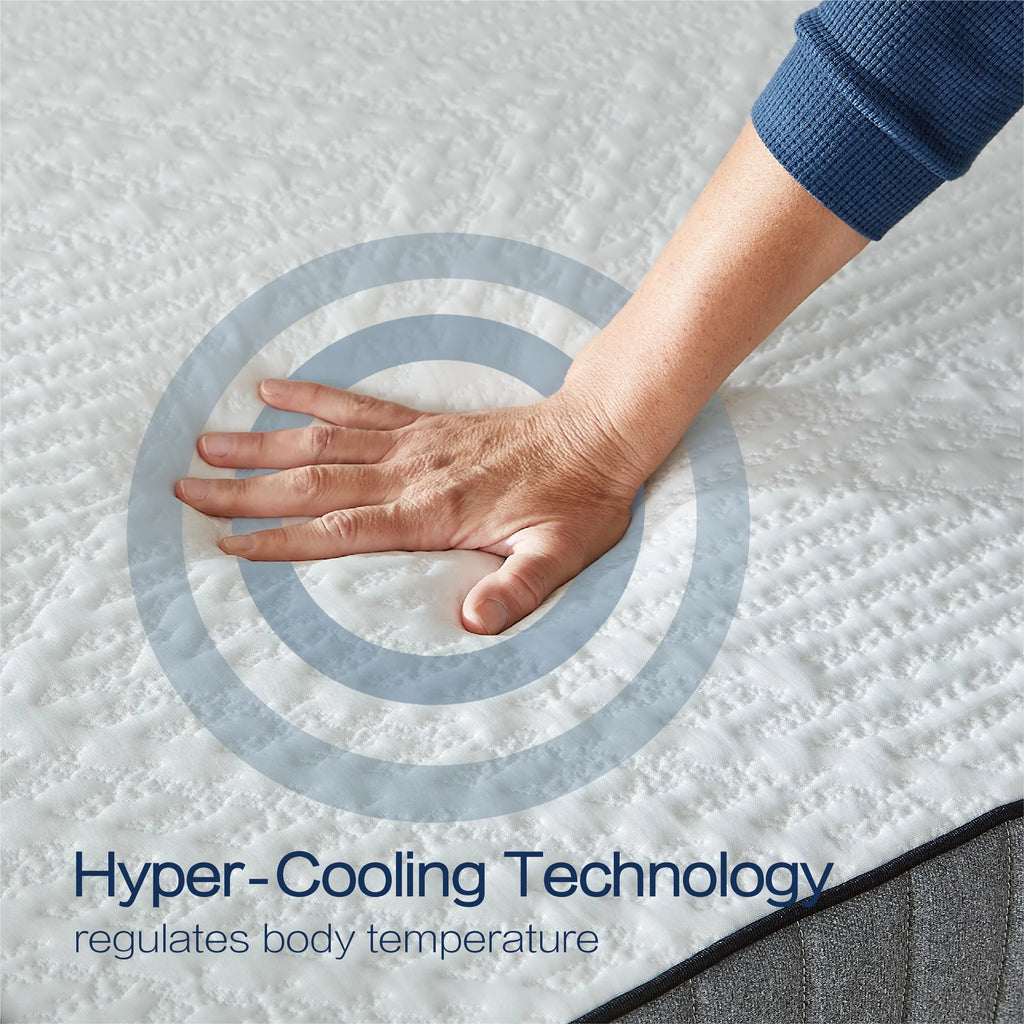 12" Medium Firm Gel Memory Foam Spring Mattress, King S56201