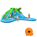 Inflatable Crocodile Water Slide Park with Pool Z168