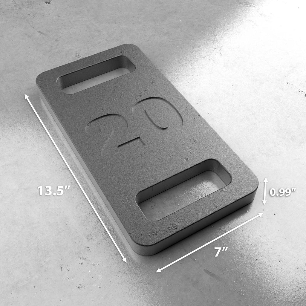 Cast Iron 20lb Ruck Plate D6300