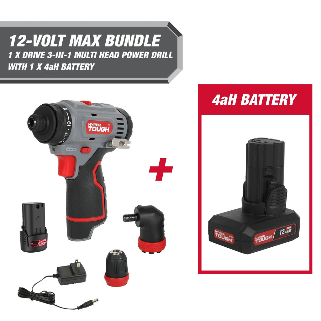 12-Volt Cordless 3 in 1 Drill G157032