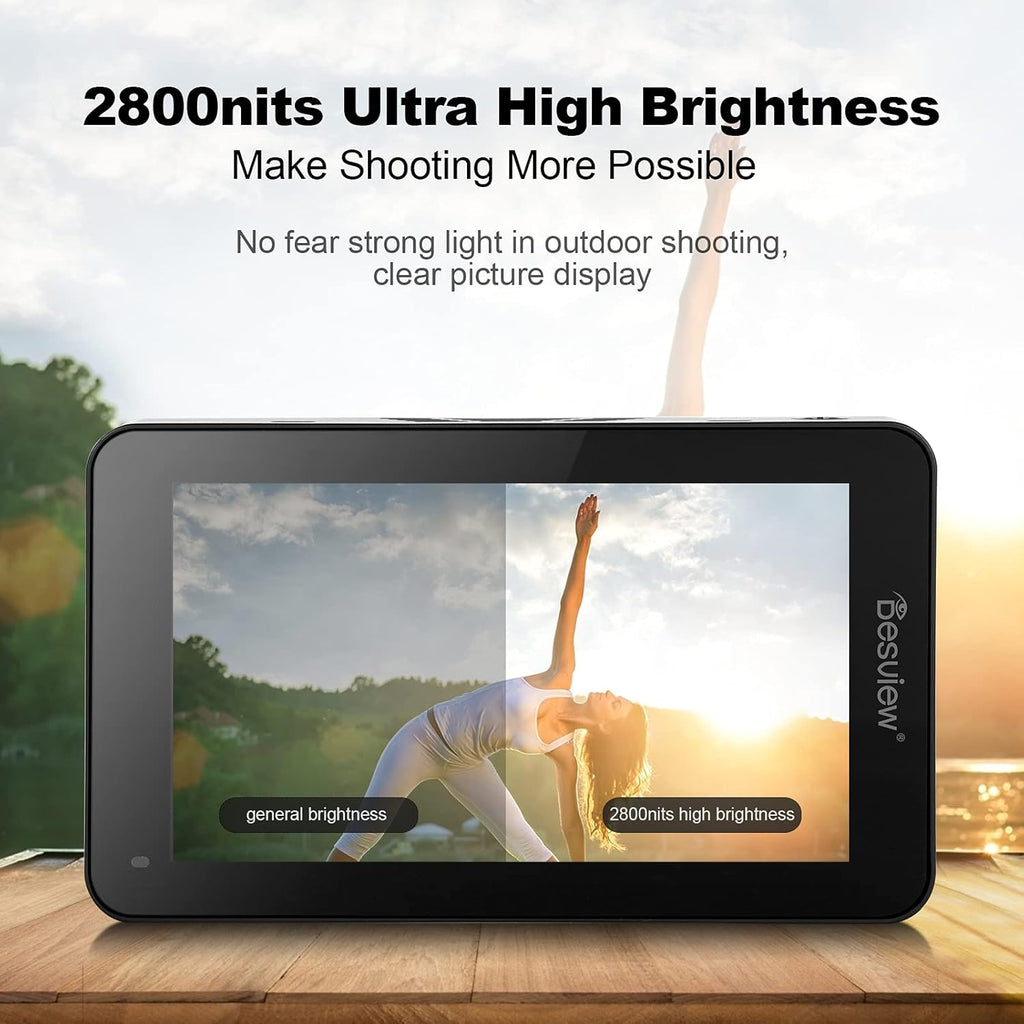 5.5 inch Touch Screen 2800Nits 4K HDMI Camera Field Monitor W367