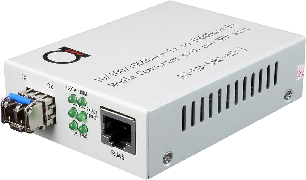 Gigabit Fiber Media Converter with LC SFP X106