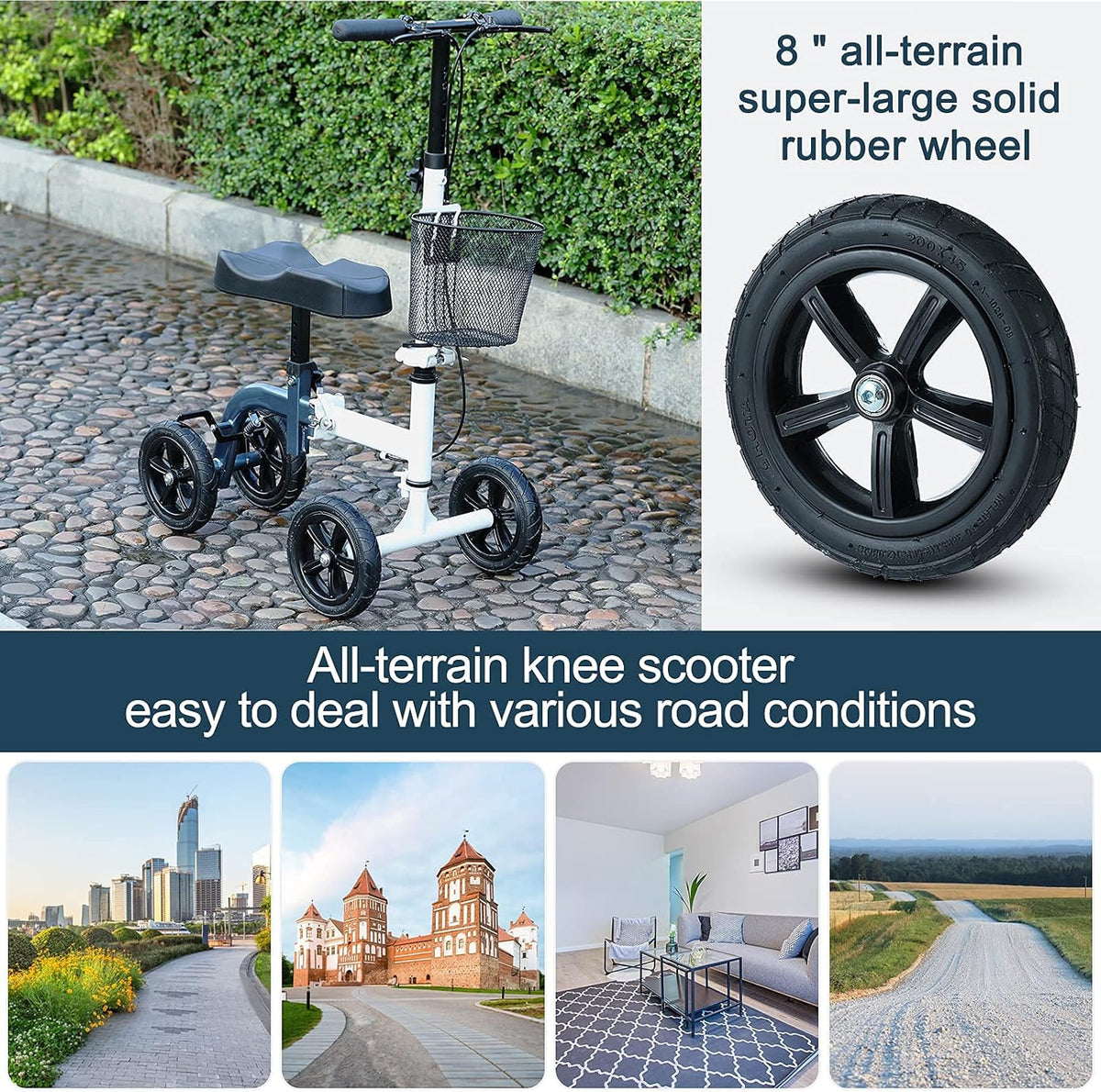 All-Terrain Foldable Knee Scooter O52951