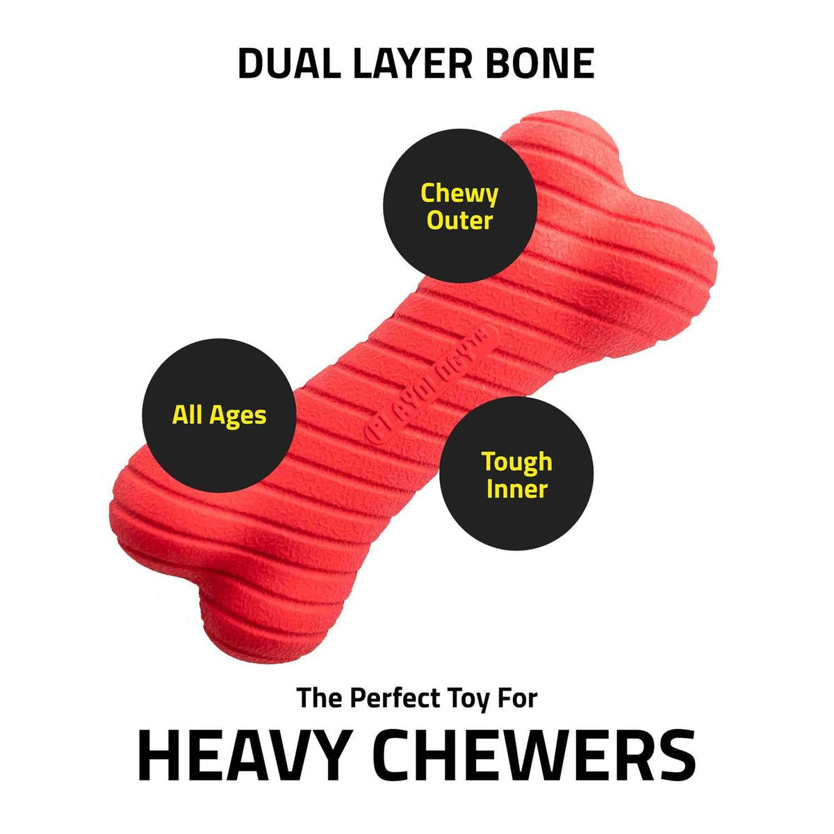 Dual Layer Bone Dog Toy U726312