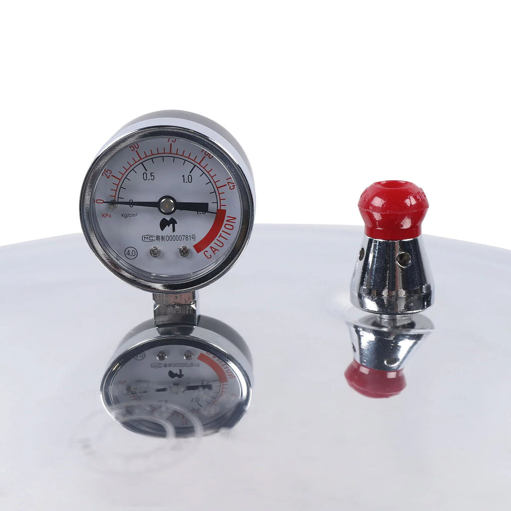 23 Quart Aluminium Pressure Canner Cooker with Gauge Release Valve X386