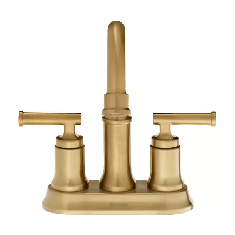 2-Handle High-Arc Bathroom Faucet in Matte Gold N4559