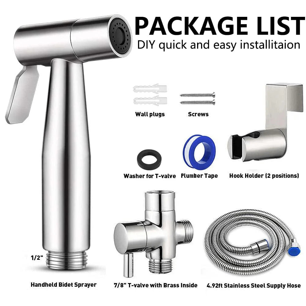 Handheld Bidet Sprayer Brushed Nickel O3151