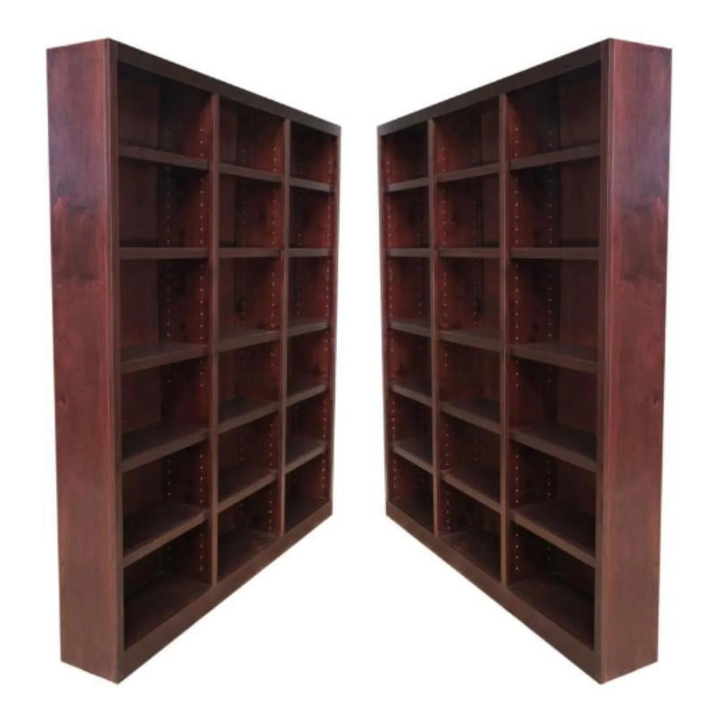 84" Tall Wood Bookcase Set of 2 B114