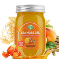 Organic Raw Sea Moss Gel Vegan Superfood Ashwagandha Mango Flavor 12oz C98876