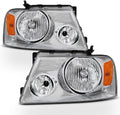 Chrome Headlights Pair Set Q169406