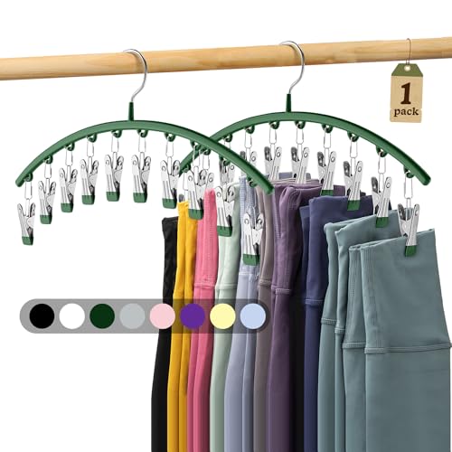 Metal Legging Organizer 2 Pack with 10 Clips, Black I64453